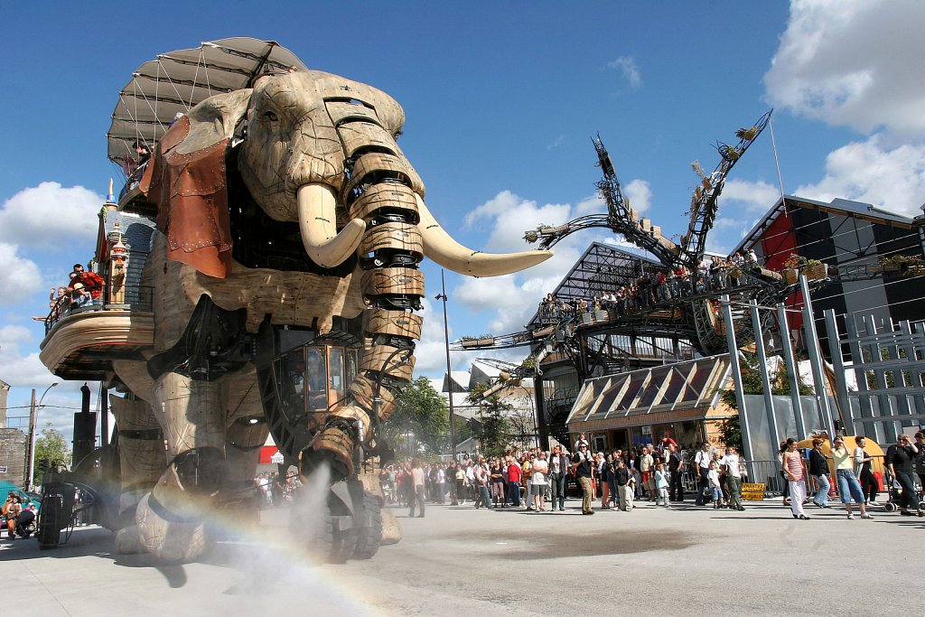 Un tour d'éléphant de Nantes