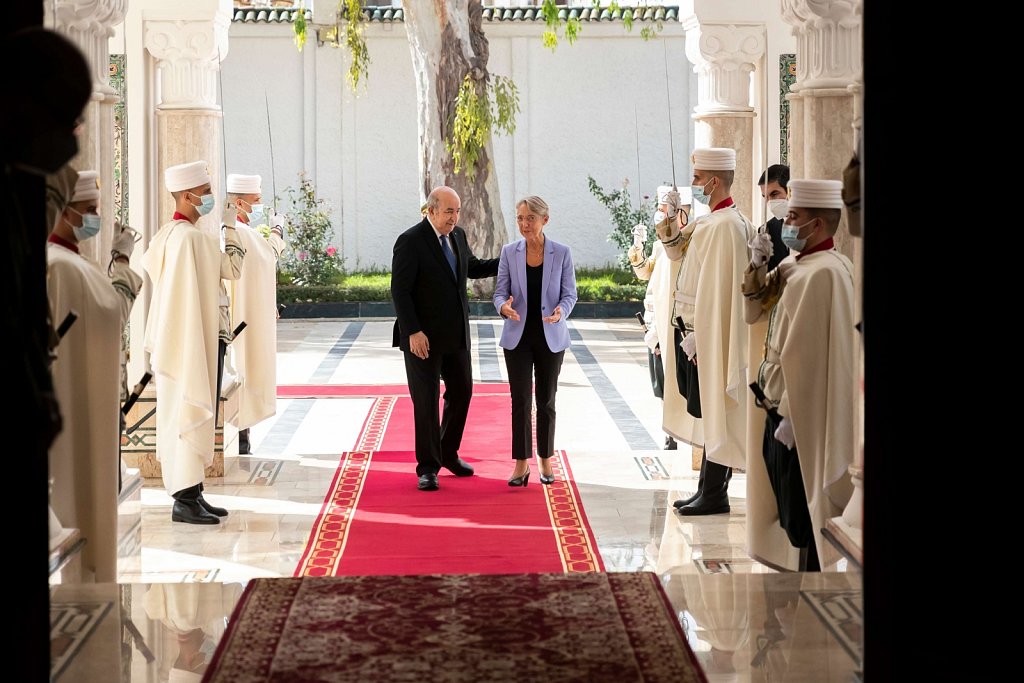 Déplacement officiel de Mme la Première ministre Elisabeth Borne en République algérienne démocratique et populaire. Alger