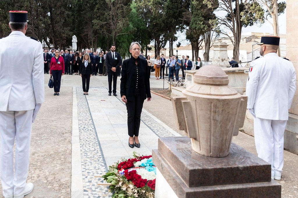 Déplacement officiel de Madame la Première ministre
en République algérienne démocratique et populaire
Alger, dimanche 9 et lundi 10 octobre 2022.