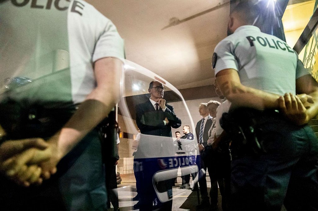 Déplacement au commissariat de la Courneuve.
