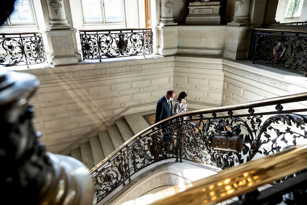 Entretien du Premier ministre Jean Castex avec la maire de Paris, Madame Hidalgo.