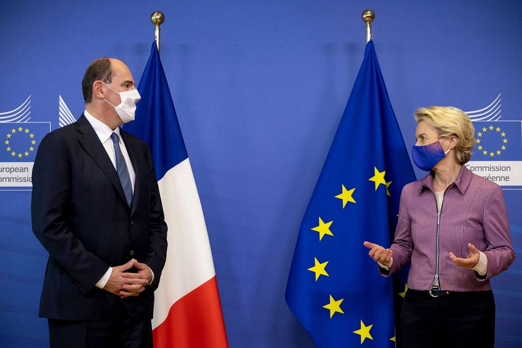 Déplacement de Monsieur le Premier ministre, Jean Castex à Bru